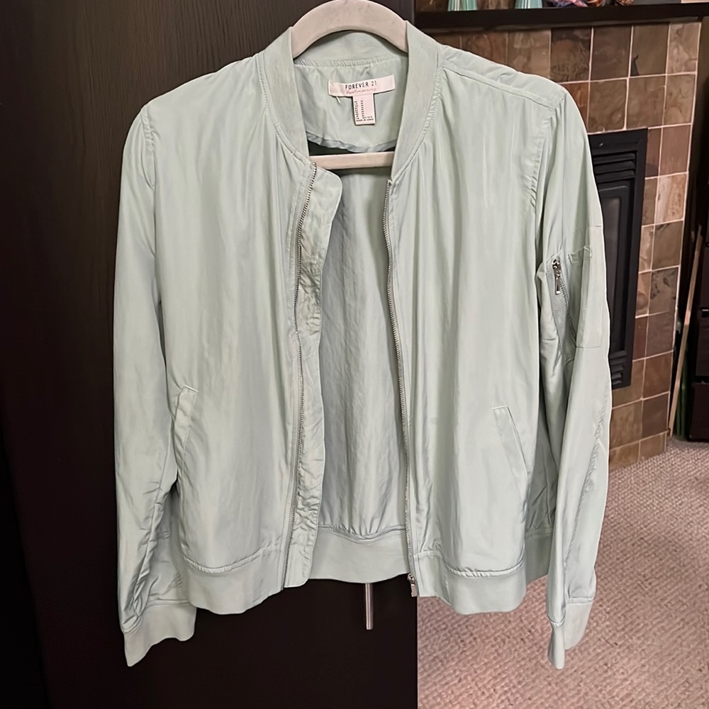 Forever 21 Lightweight Bomber Jacket Coat